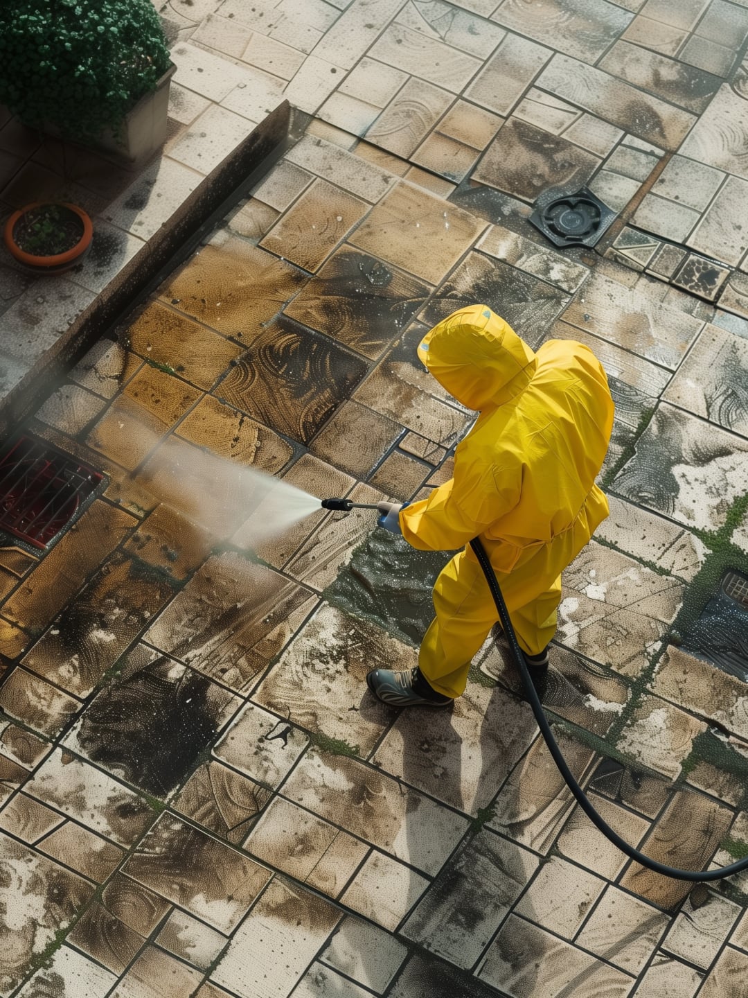 Power washing, Exterior cleaning